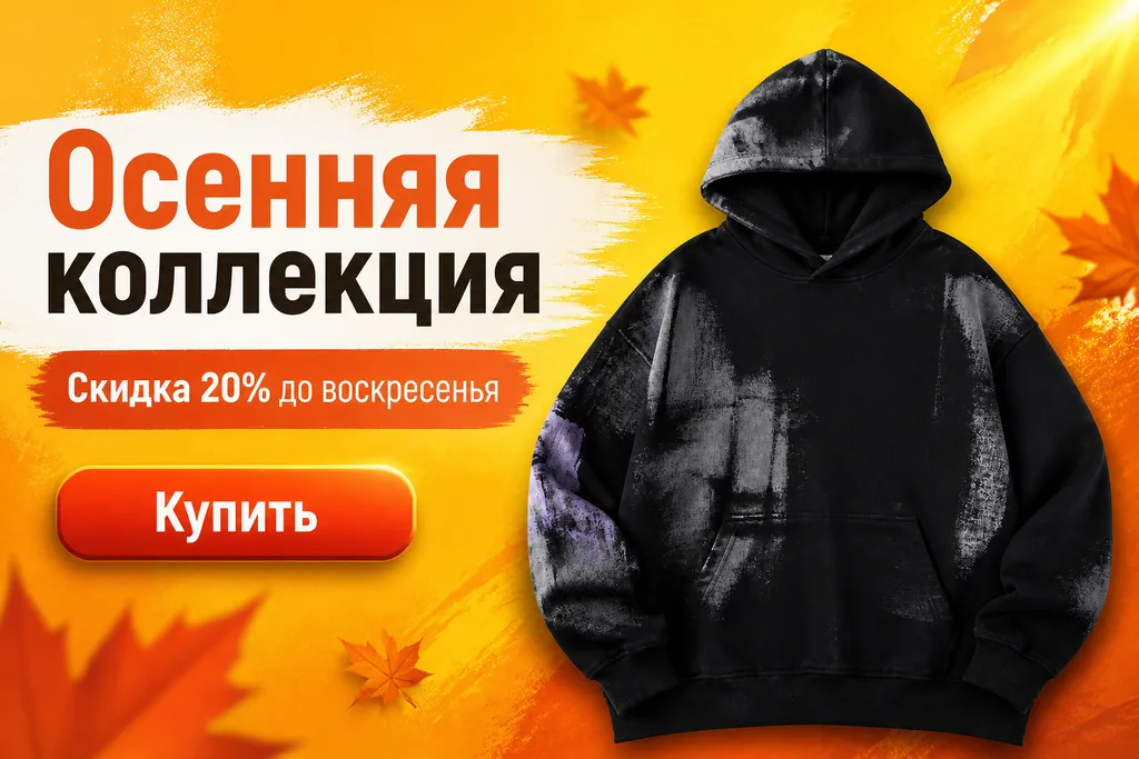 Рекламный баннер, пример 1