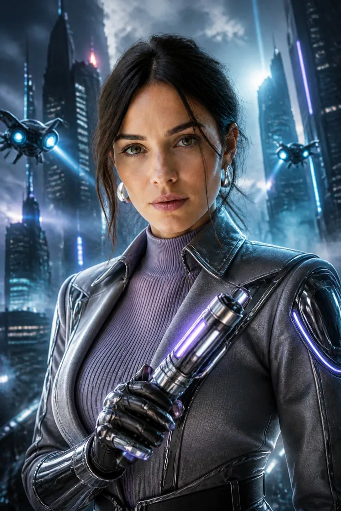 Постер в стиле будущего, пример 1